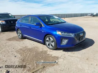 2020 Hyundai Ioniq SEL with VIN KMHC85LC7LU240308, listed as a IAAI auction lot 42061945 with 75,747 mi miles and . Bid and sale history available at DreamBid. Image 1.
