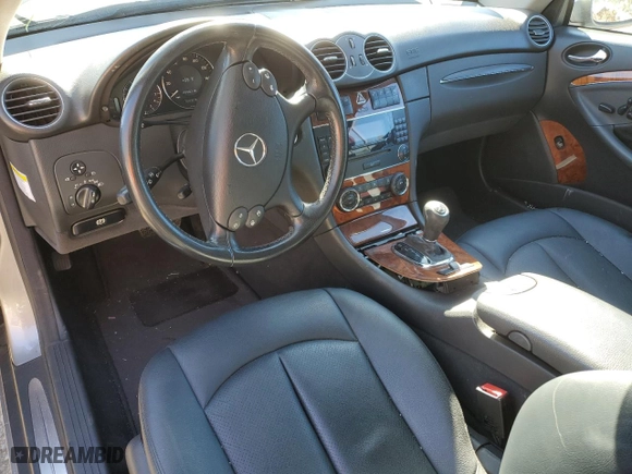 2005 Mercedes-Benz CLK-Class 5.0L with VIN WDBTK75J05F140800, listed as a Copart auction lot 46344235 with 75,931 mi miles and Salvage Title. Bid and sale history available at carsss.com. Image 8.