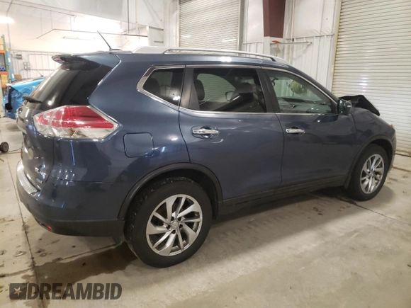 2014 Nissan Rogue SL with VIN 5N1AT2MV4EC788974, listed as a Copart auction lot 52177345 with 172,927 mi miles and Salvage Title. Bid and sale history available at DreamBid. Image 3.