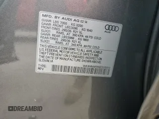 2014 Audi Q7 Prestige с VIN WA1WMAFE5ED015613, выставлен на аукционе Copart как лот 73987704 с пробегом 130 939 миль миль и Списание • Salvage title. История ставок и продаж доступна на DreamBid. Изображение 13.