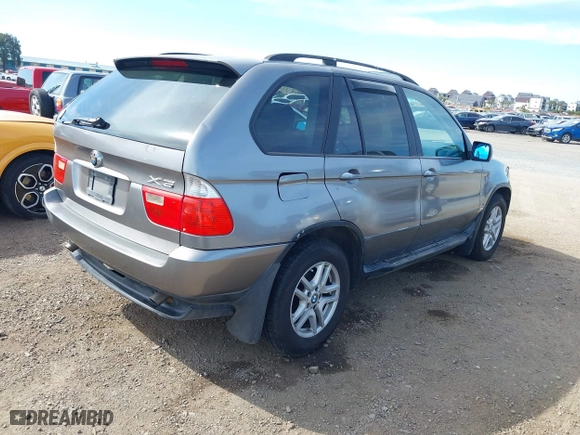 2005 BMW X5 3.0i with VIN 5UXFA13555LY20390, listed as a IAAI auction lot 41903119 with 196,022 mi miles. Bid and sale history available at carsss.com. Image 4.