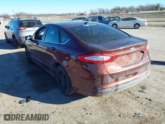2016 Ford Fusion SE with VIN 3FA6P0H77GR177295, listed as a IAAI auction lot 41433555 with 133,519 mi miles. Bid and sale history available at carsss.com. Image 3.