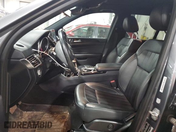 2017 Mercedes-Benz GLS 450 with VIN 4JGDF6EEXHA854437, listed as a Copart auction lot 53720415 with 105,375 mi miles and Salvage title. Bid and sale history available at DreamBid. Image 7.