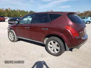 2006 Nissan Murano S z VIN JN8AZ08WX6W518596, wystawiony jako Copart lot #78172834 z przebiegiem 218 147 mil mil oraz Szkoda całkowita • Salvage title. Historia ofert i sprzedaży dostępna na DreamBid. Obrazek 2.