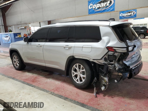2021 Jeep Grand Cherokee Limited with VIN 1C4RJKBG0M8130202, listed as a Copart auction lot 55281825 with 51,208 mi miles and Salvage Title. Bid and sale history available at DreamBid. Image 2.