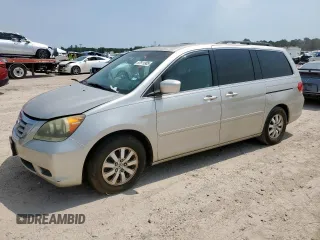 2008 Honda Odyssey EX-L z VIN 5FNRL38798B407720, wystawiony jako Copart lot #57911905 z przebiegiem 186 491 mil mil oraz Czysty tytuł • Clean title. Historia ofert i sprzedaży dostępna na DreamBid. Obrazek 1.