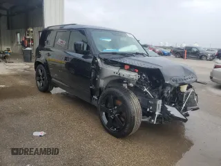 2024 Land Rover Defender X-Dynamic SE with VIN SALE27EU0R2352199, listed as a Copart auction lot 80959384 with 2,435 mi miles and Salvage title. Bid and sale history available at DreamBid. Image 4.