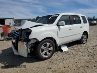 2012 Honda Pilot EX-L z VIN 5FNYF4H5XCB024417, wystawiony jako Copart lot #49223975 z przebiegiem Nie podano mil oraz Szkoda całkowita • Salvage title. Historia ofert i sprzedaży dostępna na DreamBid. Obrazek 1.