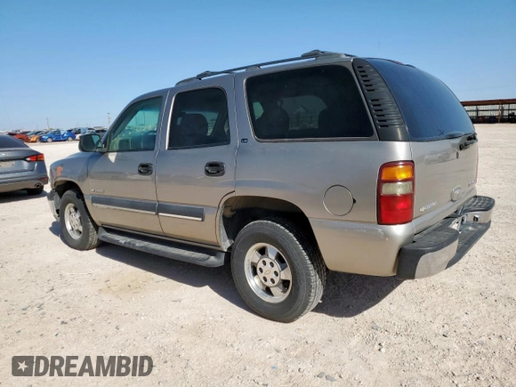 2002 Chevrolet Tahoe LS with VIN 1GNEC13T02R130570, listed as a Copart auction lot 61617185 with 166,467 mi miles and Clean title. Bid and sale history available at DreamBid. Image 2.