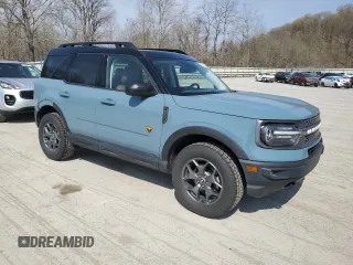 2021 Ford Bronco Sport Badlands z VIN 3FMCR9D92MRA00695, wystawiony jako Copart lot #53674135 z przebiegiem 51 742 mil mil oraz Szkoda całkowita • Salvage title. Historia ofert i sprzedaży dostępna na DreamBid. Obrazek 4.