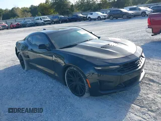 2021 Chevrolet Camaro 1SS with VIN 1G1FF1R74M0123944, listed as a IAAI auction lot 40762473 with 62,673 mi miles and . Bid and sale history available at DreamBid. Image 1.