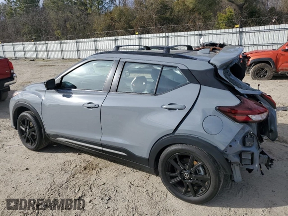 2021 Nissan Kicks SR with VIN 3N1CP5DV1ML517170, listed as a Copart auction lot 48242955 with 24,957 mi miles and Salvage Title. Bid and sale history available at carsss.com. Image 2.