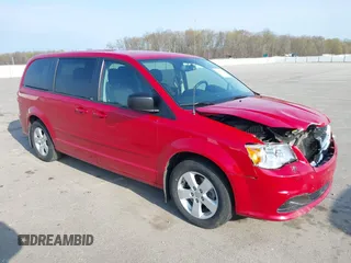 2013 Dodge Grand Caravan SE with VIN 2C4RDGBG9DR723999, listed as a IAAI auction lot 41993367 with 177,549 mi miles and . Bid and sale history available at DreamBid. Image 1.