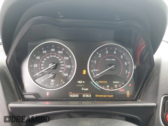 2016 BMW 2 Series 228i z VIN WBA1F9C5XGV545342, wystawiony jako Copart lot #55561925 z przebiegiem 143 243 mil mil oraz Szkoda całkowita • Salvage title. Historia ofert i sprzedaży dostępna na DreamBid. Obrazek 9.