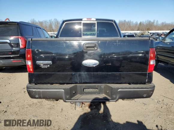2006 Ford F-150 XLT with VIN 1FTPW14506KB52463, listed as a Copart auction lot 88533365 with 214,060 mi miles and Clean Title. Bid and sale history available at carsss.com. Image 6.
