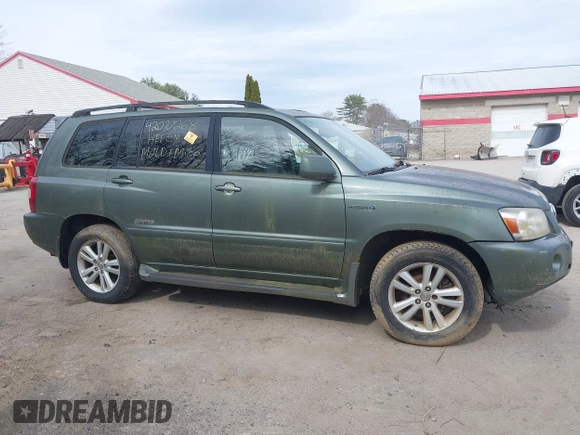 2007 Toyota Highlander Hybrid w/3rd Row with VIN JTEEW21A470047450, listed as a IAAI auction lot 42070268 with 1 mi miles. Bid and sale history available at carsss.com. Image 14.