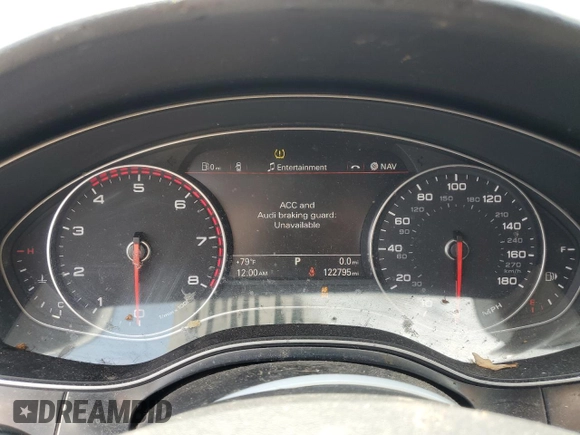 2013 Audi A6 Premium Plus with VIN WAUGGAFCXDN103742, listed as a Copart auction lot 54901795 with 122,795 mi miles and Clean title. Bid and sale history available at DreamBid. Image 9.