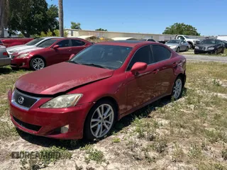 2006 Lexus IS 250 with VIN JTHCK262762007289, listed as a Copart auction lot 53722705 with 106,668 mi miles and Clean Title. Bid and sale history available at DreamBid. Image 2.