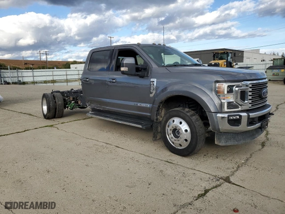 2022 Ford Super Duty F-450 DRW XL with VIN 1FT8W4DT1NED61096, listed as a Copart auction lot 45229825 with 46,826 mi miles and Salvage Title. Bid and sale history available at carsss.com. Image 4.