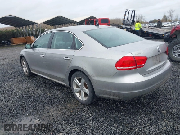 2014 Volkswagen Passat Wolfsburg Edition with VIN 1VWAT7A33EC060225, listed as a IAAI auction lot 41818949 with 163,545 mi miles and . Bid and sale history available at DreamBid. Image 3.