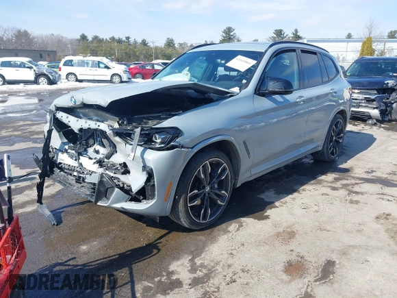 2023 BMW X3 M40i with VIN 5UX83DP09P9S50851, listed as a IAAI auction lot 41645860 with 16,197 mi miles and . Bid and sale history available at DreamBid. Image 2.