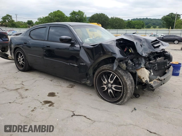 2007 Dodge Charger SRT-8 with VIN 2B3KA73W17H787515, listed as a Copart auction lot 55946524 with 133,295 mi miles and Salvage Title. Bid and sale history available at carsss.com. Image 4.