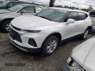 2021 Chevrolet Blazer LT z VIN 3GNKBJR40MS550044, wystawiony jako Copart lot #62065623 z przebiegiem 28 703 mil mil oraz . Historia ofert i sprzedaży dostępna na DreamBid. Obrazek 1.