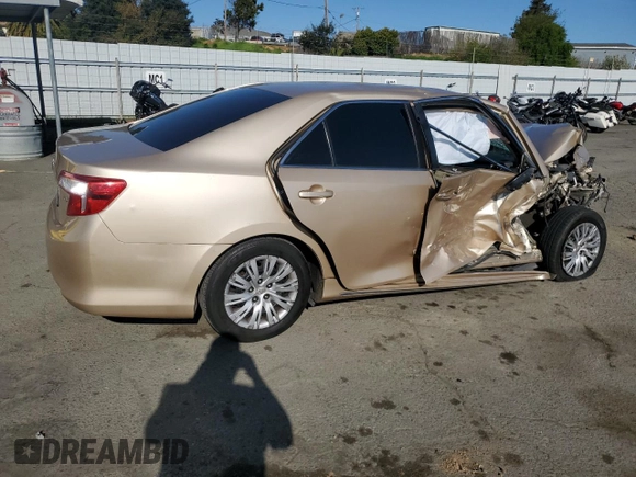 2012 Toyota Camry L with VIN 4T4BF1FK9CR168594, listed as a Copart auction lot 48526465 with 245,352 mi miles and Salvage Title. Bid and sale history available at DreamBid. Image 3.