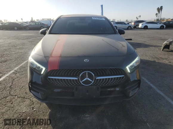 2022 Mercedes-Benz A 220 with VIN W1K3G4EB7NJ360318, listed as a Copart auction lot 87510085 with 50,577 mi miles and Salvage Title. Bid and sale history available at DreamBid. Image 5.