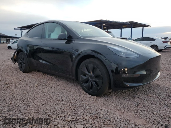 2025 Tesla Model Y Long Range z VIN 7SAYGDED9SF313959, wystawiony jako Copart lot #52823755 z przebiegiem 1 137 mil mil oraz Szkoda całkowita • Salvage title. Historia ofert i sprzedaży dostępna na DreamBid. Obrazek 4.