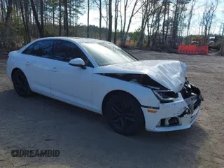 2017 Audi A4 Premium with VIN WAUGNAF4XHN062002, listed as a IAAI auction lot 41723681 with 90,826 mi miles. Bid and sale history available at carsss.com. Image 1.