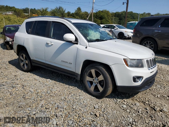 2016 Jeep Compass High Altitude with VIN 1C4NJDEB0GD546630, listed as a Copart auction lot 42292225 with Not provided miles and Salvage title. Bid and sale history available at DreamBid. Image 4.