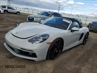 2024 Porsche 718 Boxster GTS 4.0 z VIN WP0CD2A88RK228802, wystawiony jako Copart lot #51847565 z przebiegiem 220 mil mil oraz Szkoda całkowita • Salvage title. Historia ofert i sprzedaży dostępna na DreamBid. Obrazek 1.