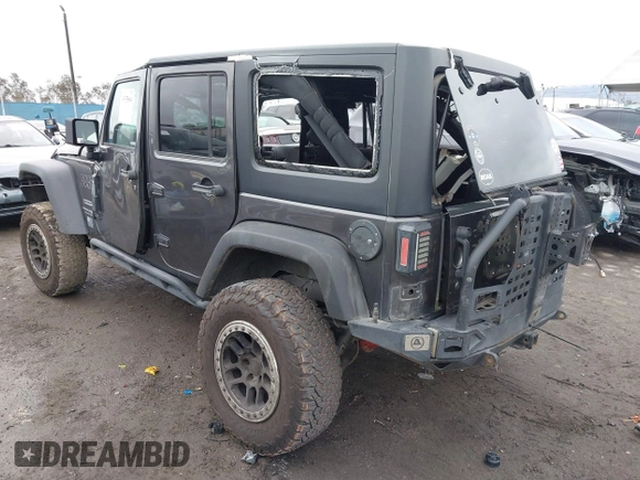 2018 Jeep Wrangler JK Unlimited Sport with VIN 1C4BJWDG3JL828513, listed as a IAAI auction lot 41535694 with 160,254 mi miles. Bid and sale history available at carsss.com. Image 3.