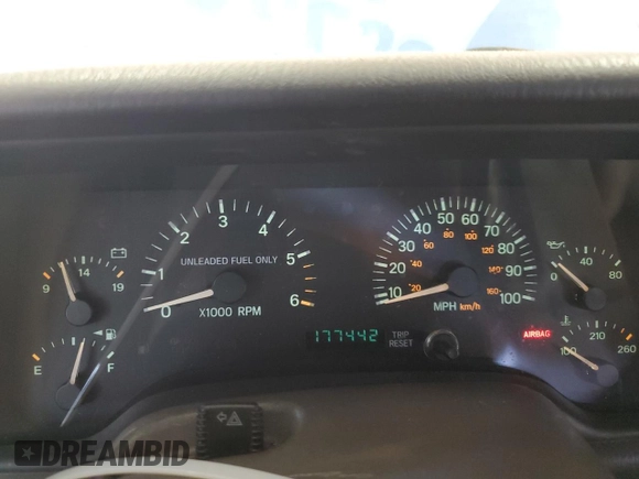 1997 Jeep Cherokee Sport with VIN 1J4FJ68S5VL564193, listed as a Copart auction lot 73969104 with 177,442 mi miles and Clean Title. Bid and sale history available at carsss.com. Image 9.