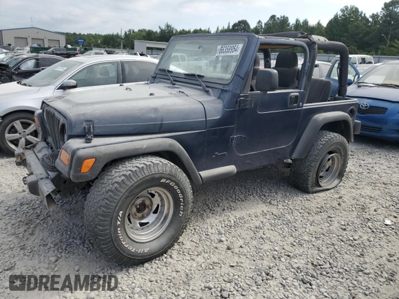 2004 Jeep Wrangler X with VIN 1J4FA39S64P717135, listed as a Copart auction lot 66358954 with 166,948 mi miles and Clean Title. Bid and sale history available at carsss.com. Image 1.