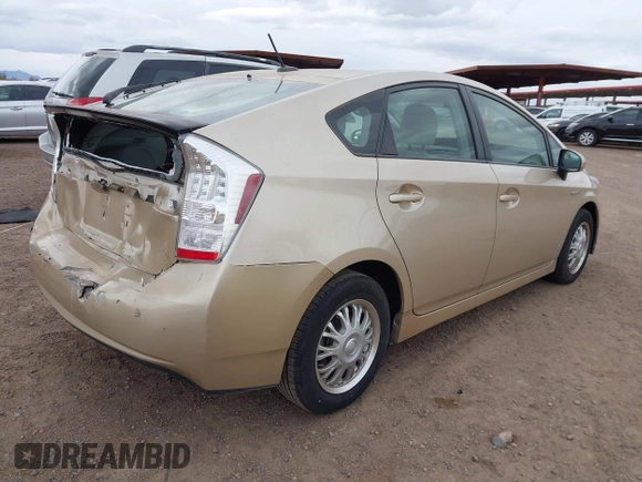 2010 Toyota Prius II with VIN JTDKN3DU3A0096944, listed as a IAAI auction lot 41797544 with 108,306 mi miles. Bid and sale history available at carsss.com. Image 4.