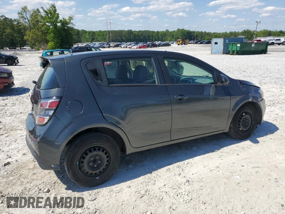 2020 Chevrolet Sonic LT with VIN 1G1JG6SB0L4127211, listed as a Copart auction lot 55965005 with 166,546 mi miles and Clean Title. Bid and sale history available at DreamBid. Image 3.