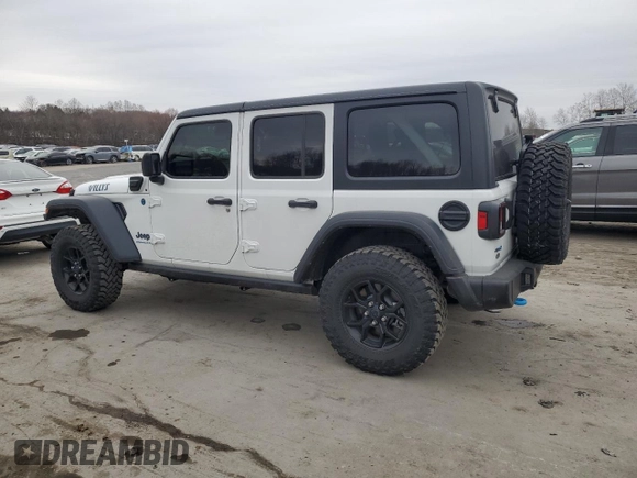 2024 Jeep Wrangler Sport S with VIN 1C4RJXN68RW283543, listed as a Copart auction lot 57752525 with 4,334 mi miles and Salvage title. Bid and sale history available at DreamBid. Image 2.