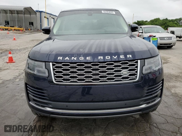 2020 Land Rover Range Rover P525 HSE with VIN SALGS2SE6LA584151, listed as a Copart auction lot 55283835 with 53,622 mi miles and Salvage title. Bid and sale history available at DreamBid. Image 5.
