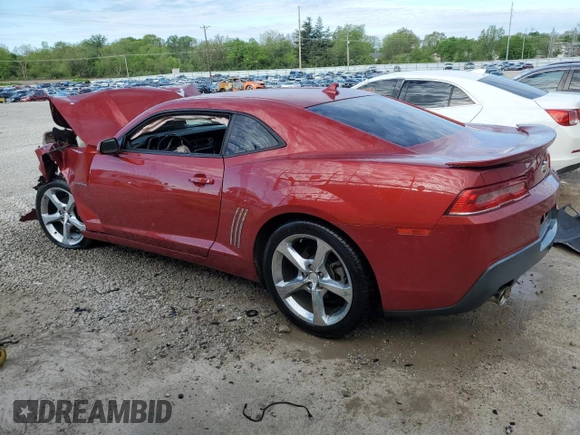 2014 Chevrolet Camaro LT with VIN 2G1FC1E3XE9143487, listed as a Copart auction lot 54350265 with Not provided miles and Non repairable. Bid and sale history available at DreamBid. Image 2.