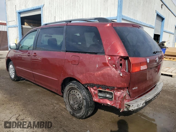 2005 Toyota Sienna CE with VIN 5TDZA23C65S325066, listed as a Copart auction lot 51325085 with 199,357 mi miles and Salvage Title. Bid and sale history available at carsss.com. Image 2.