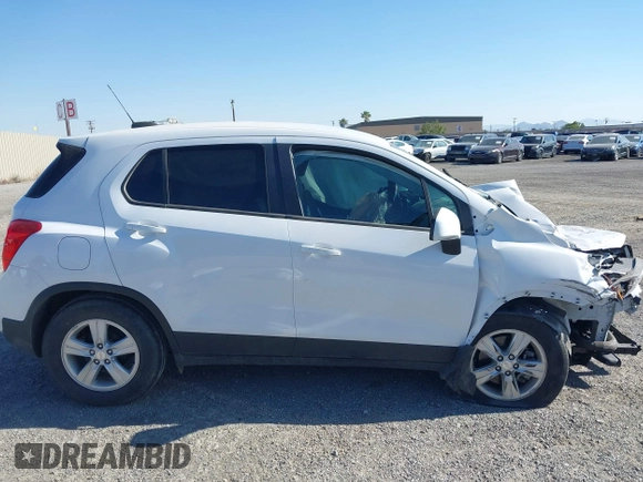 2020 Chevrolet Trax LS with VIN 3GNCJKSB4LL332316, listed as a IAAI auction lot 42486061 with Not provided miles and . Bid and sale history available at DreamBid. Image 14.