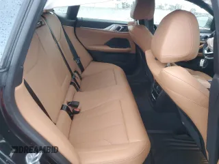 2024 BMW i4 eDrive40 with VIN WBY73AW08RFT29637, listed as a Copart auction lot 44433655 with 5,144 mi miles and Salvage Title. Bid and sale history available at carsss.com. Image 10.