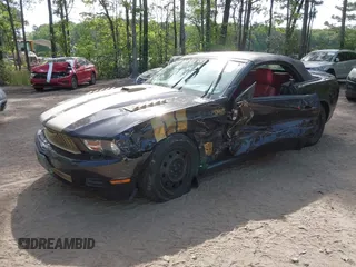 2012 Ford Mustang V6 with VIN 1ZVBP8EM4C5203282, listed as a IAAI auction lot 42133833 with 87,244 mi miles and . Bid and sale history available at DreamBid. Image 18.