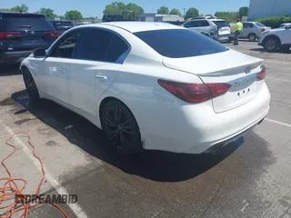 2019 Infiniti Q50 Luxe z VIN JN1EV7AP7KM513482, wystawiony jako IAAI lot #42000334 z przebiegiem 101 789 mil mil oraz . Historia ofert i sprzedaży dostępna na DreamBid. Obrazek 3.