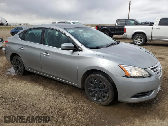 2013 Nissan Sentra S with VIN 3N1AB7AP7DL715632, listed as a Copart auction lot 54948935 with 142,432 mi miles and Clean Title. Bid and sale history available at DreamBid. Image 4.