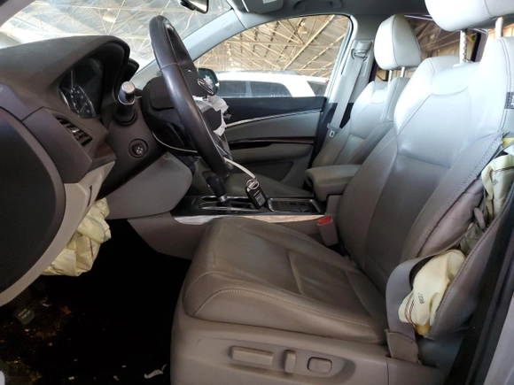 2015 Acura MDX with VIN 5FRYD3H28FB009231, listed as a Copart auction lot 51919065 with 122,636 mi miles and Salvage Title. Bid and sale history available at carsss.com. Image 7.