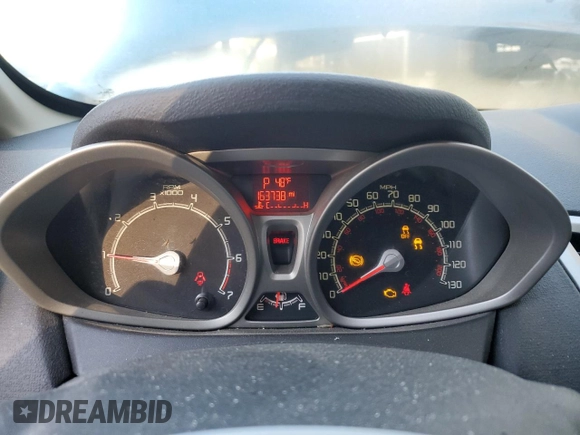 2013 Ford Fiesta SE with VIN 3FADP4EJ1DM174240, listed as a Copart auction lot 50500335 with 163,738 mi miles and Salvage Title. Bid and sale history available at carsss.com. Image 9.