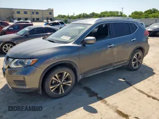 2019 Nissan Rogue SV with VIN JN8AT2MT0KW257286, listed as a Copart auction lot 60219285 with 66,427 mi miles and Salvage title. Bid and sale history available at DreamBid. Image 1.